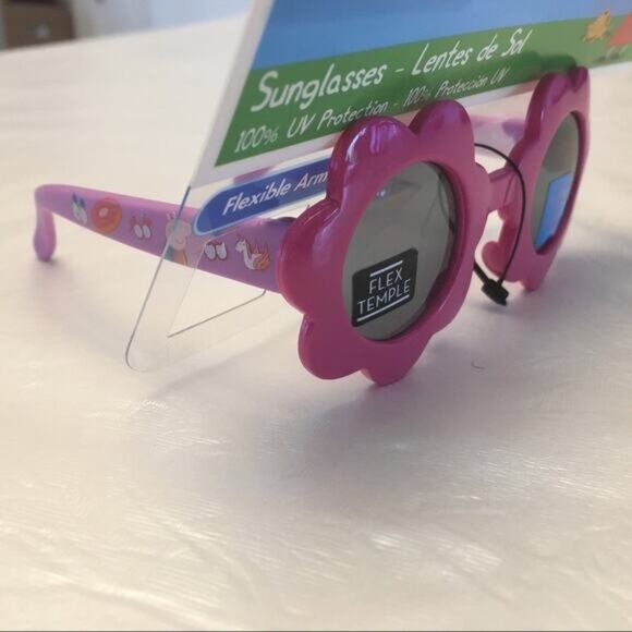Peppa Pig Flower Sunglasses Pink Purple Kids - Picture 1 of 16